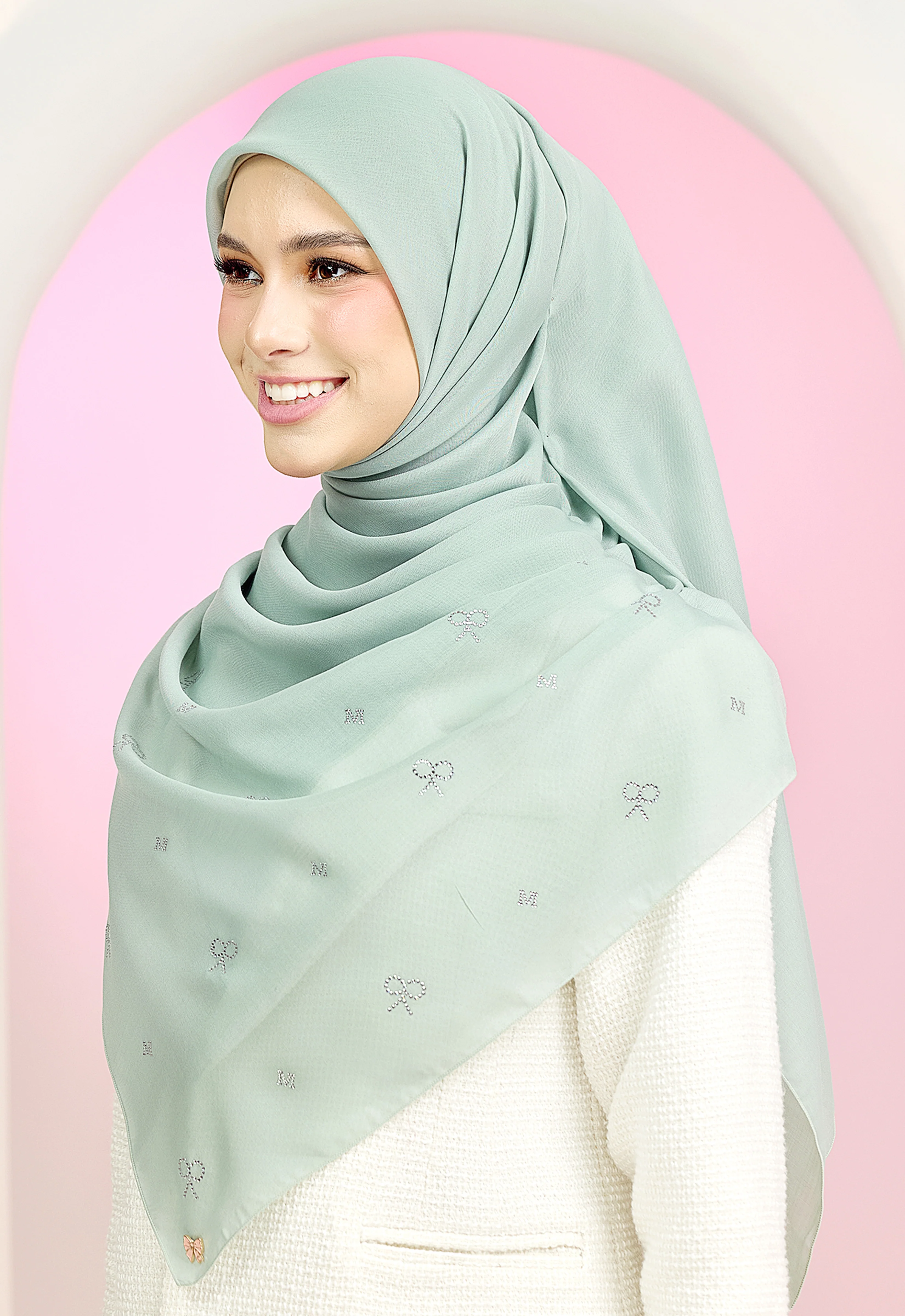 RIBBONY PLAIN STONE - MINT BLUE - Image 7