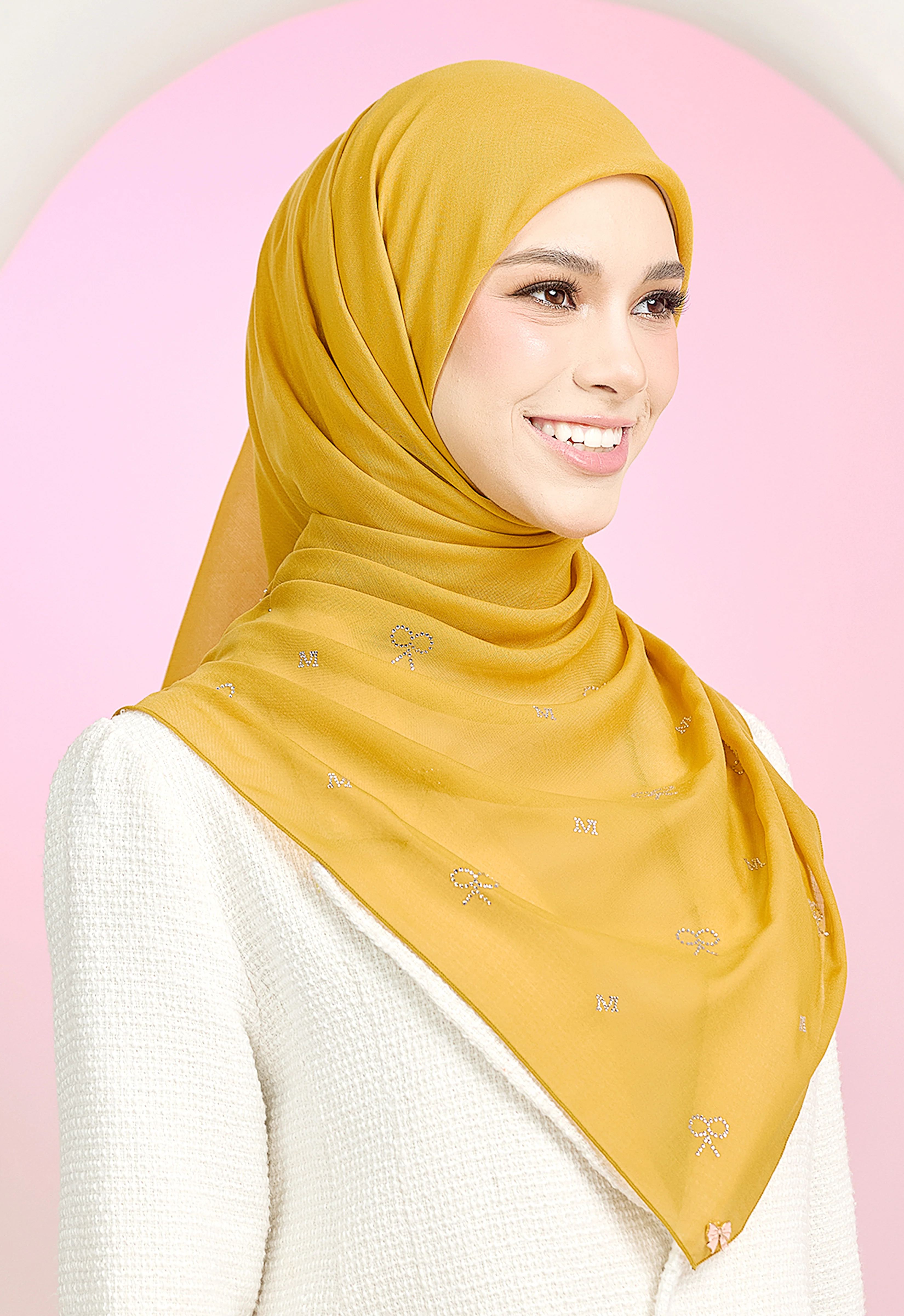 RIBBONY PLAIN STONE - MUSTARD - Image 5